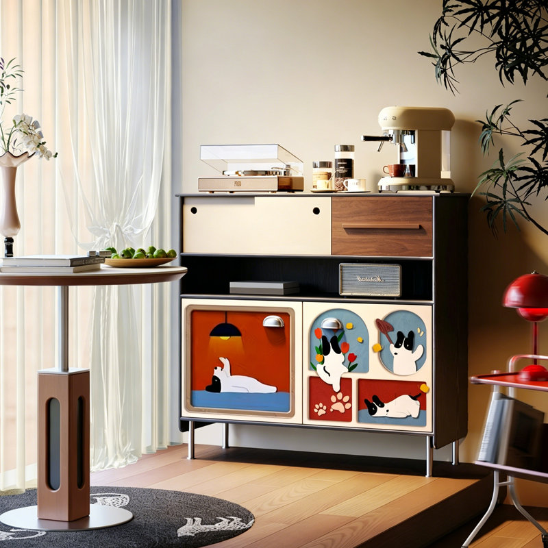 Armoire d'appoint style français rétro