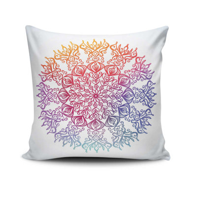 Housse de coussin décorative, 17 x 17 pouces, 50% coton / 50% polyester | Lavable à la machine à 104 ° F, repassable, fermeture à glissière dissimulée | Parfait pour le salon, la chambre à coucher et la décoration intérieure élégante