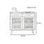 Small And Simple Glass Accent Cabinet-141519642