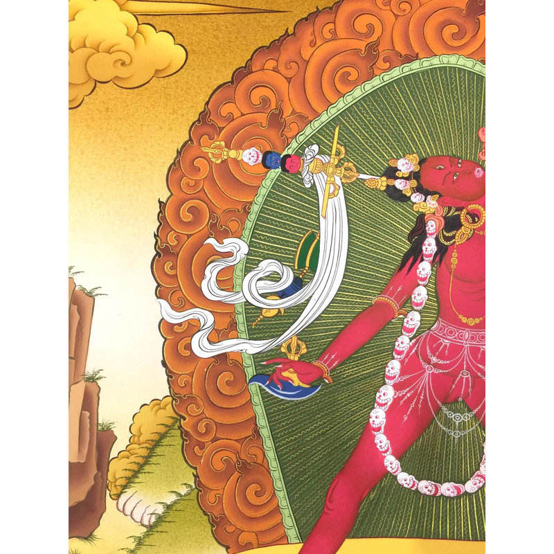 Peinture Vajrayogini Brocadeless Thangka