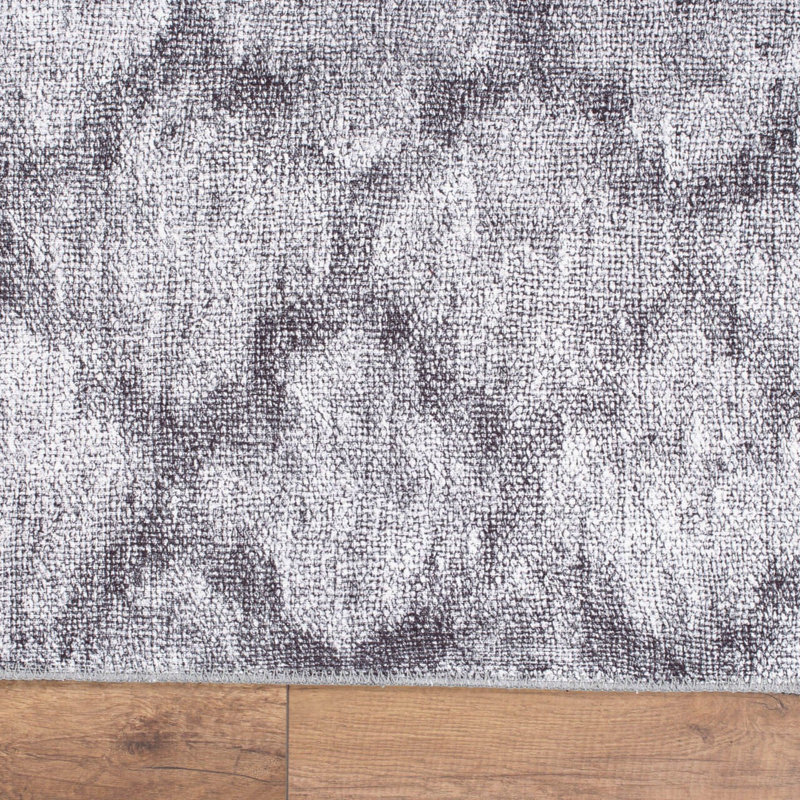 Premium Machine Washable Carpet, 4.6 x 6.2 Feet, 100% Polyester, 1850 g/m² | Pile Height: 0.2 Inches | Eco-Friendly Recycled Poly Cotton Underside | Perfect for Living Room, Bedroom, and High-Traffic Areas