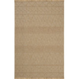 Hasir Beige Wicker Textured Cut Pile Rug