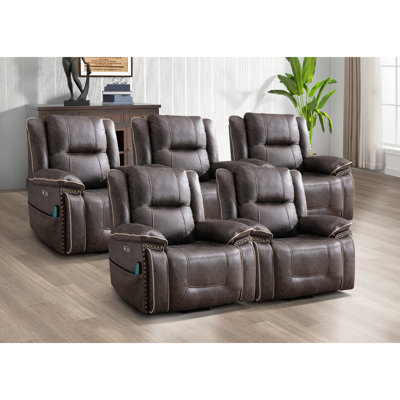 Fauteuil inclinable massant et motorisé Khristina