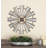 Metal Distressed Galvanized Windmill Silver Wall Decor with Rust Frame-209702643