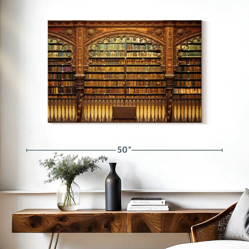 Old Library, 26" H x 39" W
