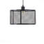 Luminaire suspendu en métal et en maille