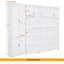Grand lit escamotable mural avec armoires-901095784