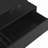 Rectangular LED Lights Coffee Table With 2 Drawers In 47.2"-2094827718-2094827719