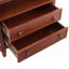 Table de chevet commode 2 tiroirs avec station de charge, table de bout Farmhouse avec ports et prises USB, table d'appoint cannelée avec pieds en bois massif-985653094