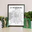 St. Petersburg City Map - No Frame Print-1826901411