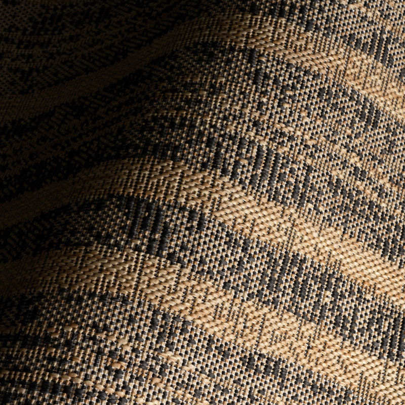  Venira Indoor/Outdoor Bohemian Area Rug, Rectangle 4' x 6', Gray
