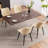 Upholstered Dining Chairs Faux Leather Side Chair With Metal Frame-2123006440