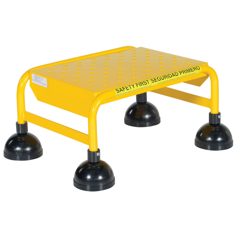 1 - Step Steel Step Stool, Yellow