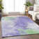 Machine Washable Indoor/Outdoor Cinead ACN1675 Lavender Rug
