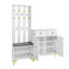 Hall Tree 144cm Wide with Bench and Shoe Storage-1930705968