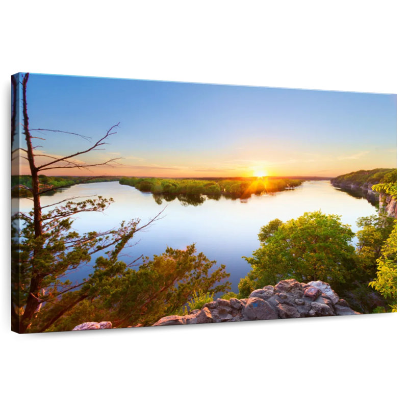 Alvord Truman Lake Sunset, 34" H x 51" W