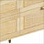 Commode 59 "en rotin avec tiroirs