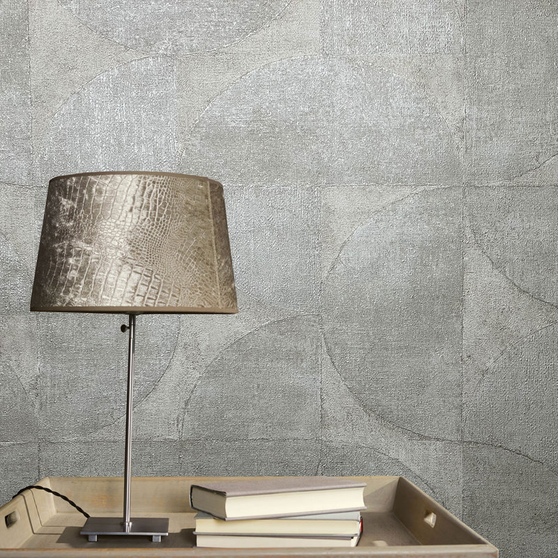 Lisbon 10.05cm x 53cm Textured Matte Wallpaper Roll, Beige