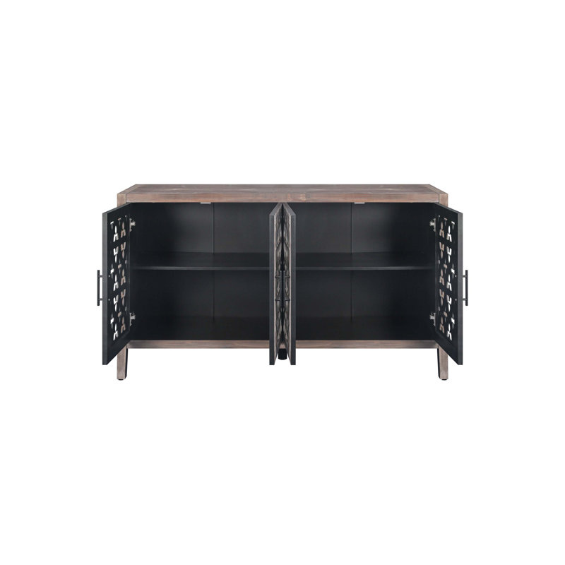 Armoire antique Hollow, Brun antique