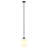 Aleanna 9.62" Wide Pendant with Glass Shade-963028059-963578818