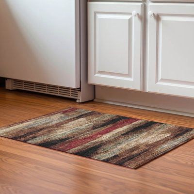 Premium Machine Washable Prisco Mocha Rug
