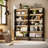 Duty Free-Standing Bookshelf Shelving Unit,White Display Case,70.8”-109237114