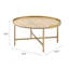 Table basse avec plateau