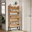 Armoire de rangement à chaussures en rotin naturel avec 3 tiroirs rabattables-764141336