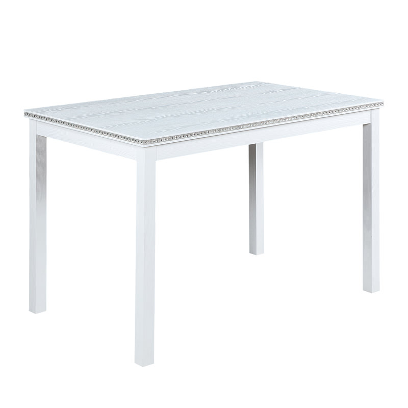 Tables de salle à manger modernes (table seulement, sans chaises, avec plateau et pieds), cuisine compacte en bois