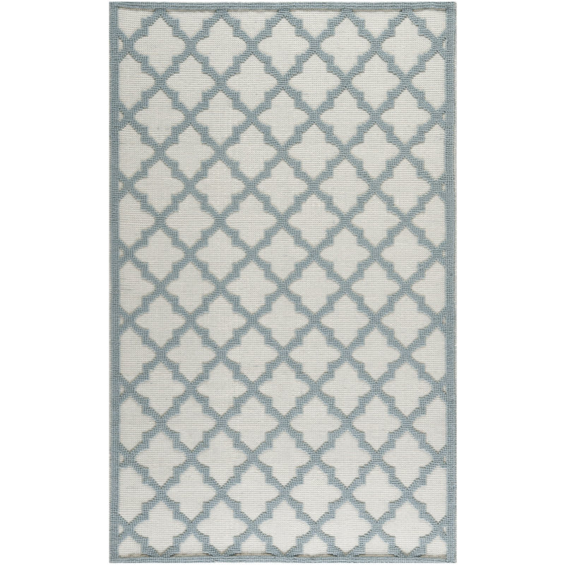 Tapis géométrique en laine tissé à la main Martha Stewart, Rectangle 4 pi x 6 pi