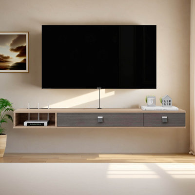 Meuble télé flottant pour téléviseur