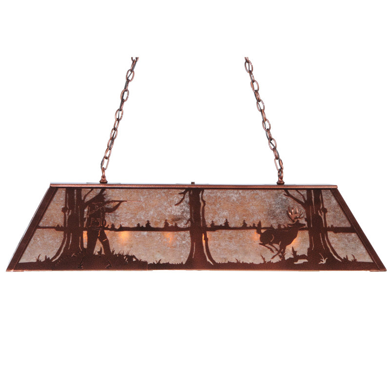 Luminaire suspendu géométrique 9 lumières pour table de billard