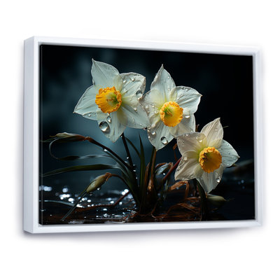 «Dewy Daffodils At Sunrise I», reproduction sur toile