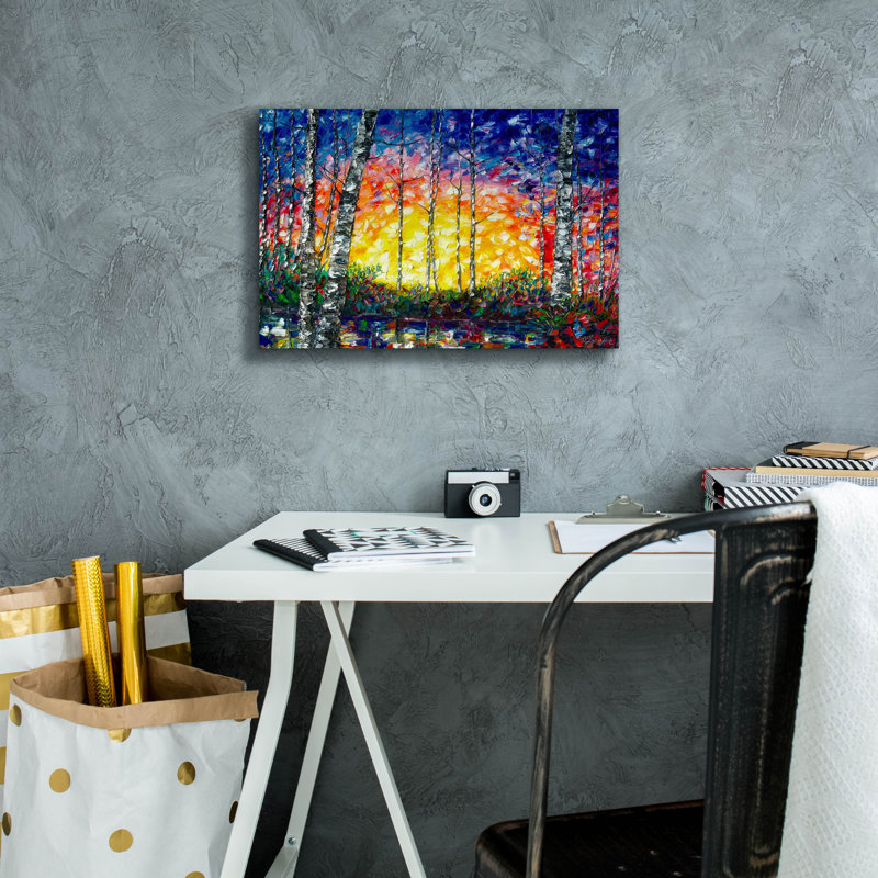 «Morning Breaks» par Lena Owens, H 12 po x l 18 po x P 0,75 po