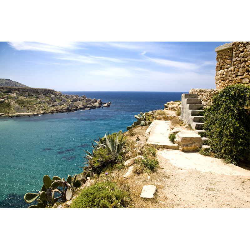 Malta Landscape - Wrapped Canvas Print, 51cm H x 76cm W