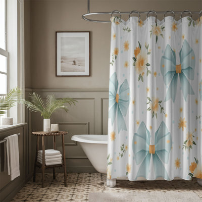 Bow Bloom - Premium Shower Curtain