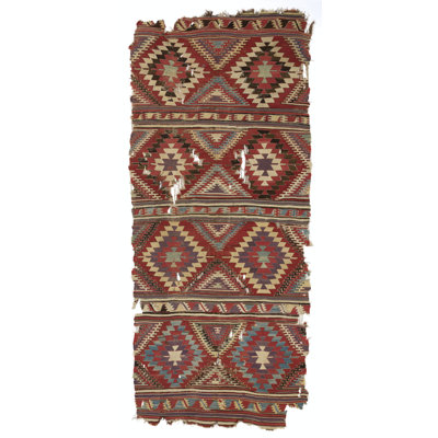 Kilim karapinaire anatolien antique, 18e siècle
