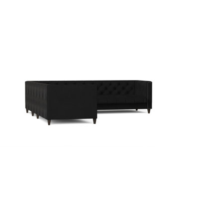 Kimmy Upholstered L-Shaped Sectional Left Hand Facing