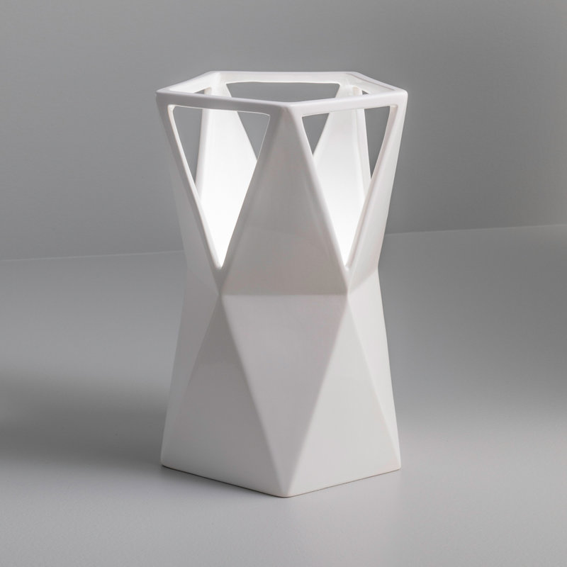 Lampe de table 11,75 po Odegaard, Blanc lustré