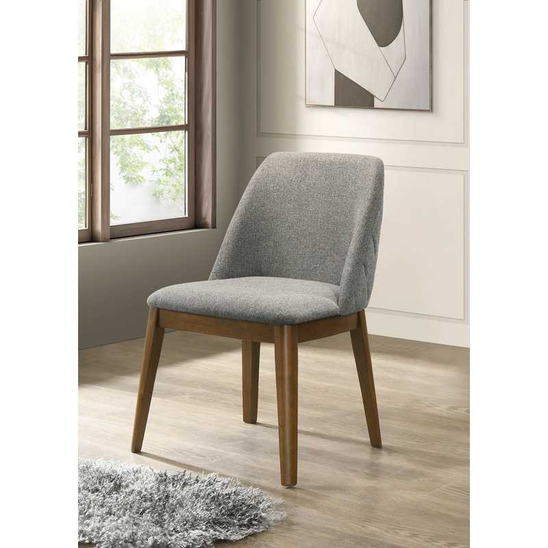 Chaise d'appoint de salle à manger Franklin (gris) (ensemble de 2)