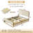 Nelsie Upholstered Platform Storage Bed With 4 Drawers-113006503