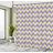 Chevron Shower Curtain with Hooks Included-44237930-94822028