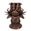 Bronze Large Deer Antler Planter Urn Sculpture Pair