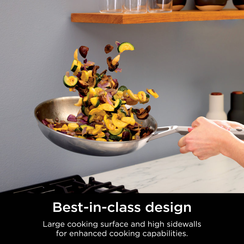 Ninja Everclad Triply Stainless Steel 12pc Cookware Set