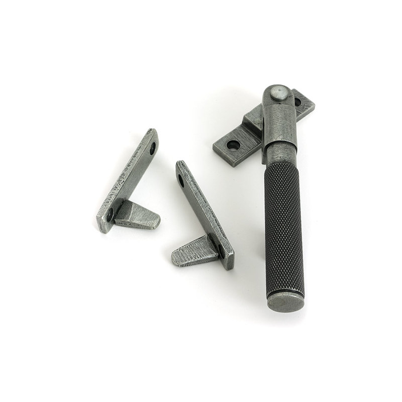 Brompton Night-Vent Locking Fastener, Pewter Patina