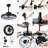 Harte 20" Modern Contemporary 6-Speed Metal Mobile-App/Remote-Controlled Dimmable Smart Integrated LED Ceiling Fan-983399549-983399550