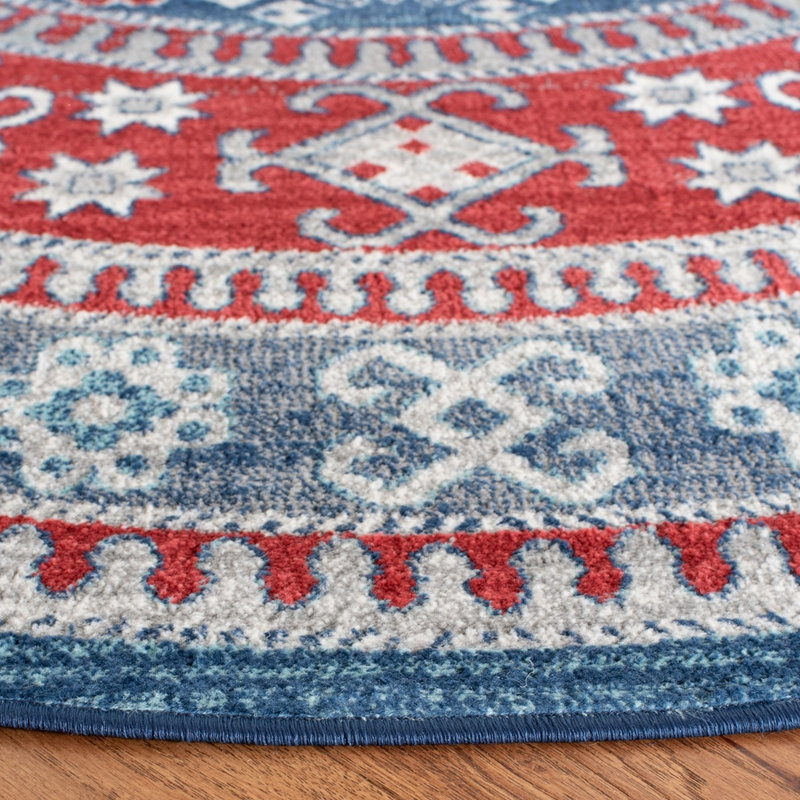 Somerville Southwestern Area Rug, Round 201 cm