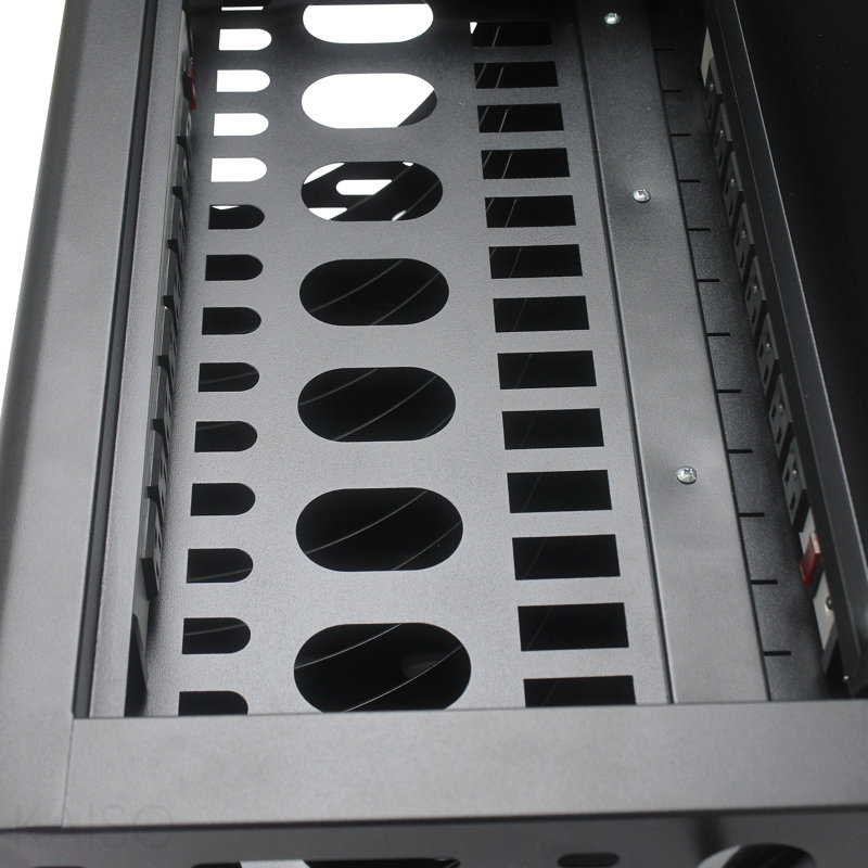 Armoire de rangement à 16 compartiments pour ordinateur portable Chromebook, Black