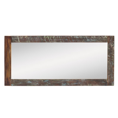 Acotas Wood Flat Wall Mirror