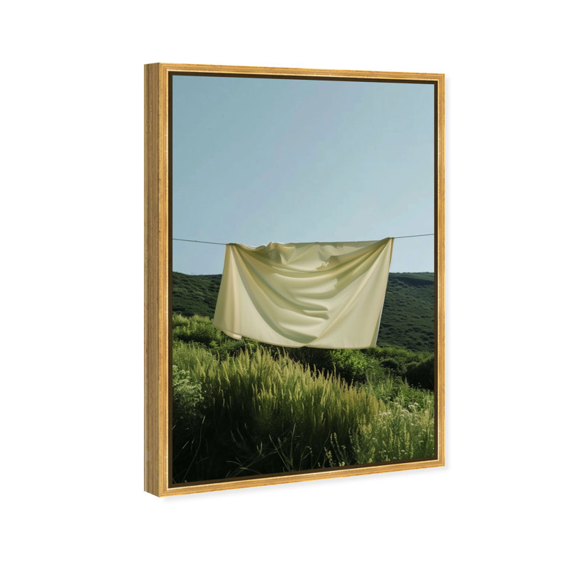 Floating Cotton I Print by Oliver Gal, 55"H x 37"W, Gold Floater Frame